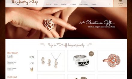 The Jewelry Shop – elegantní šablona pro e-shop s luxusním zbožím