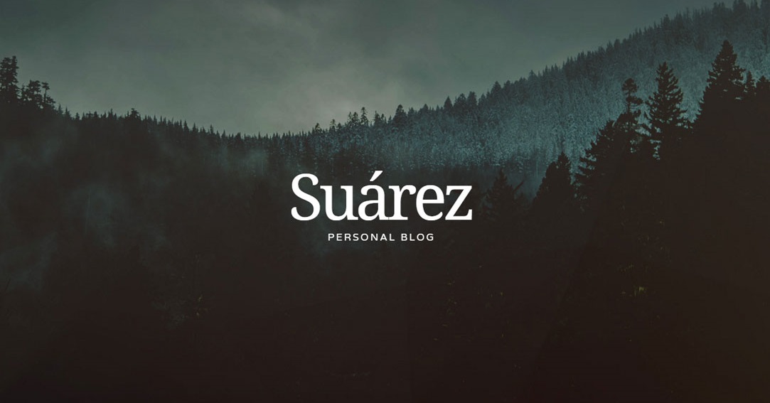 Suarez – designově čistá blogová šablona