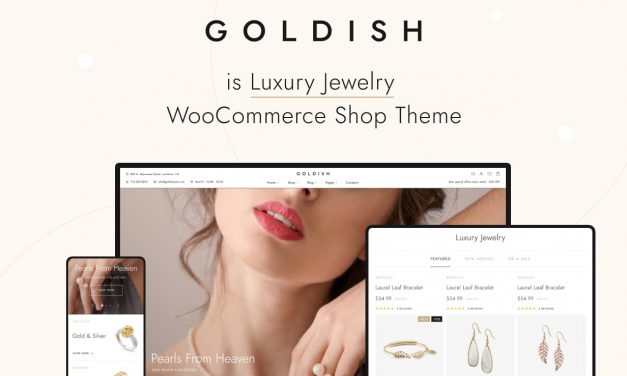 Goldfish šablona pro e-shop se šperky